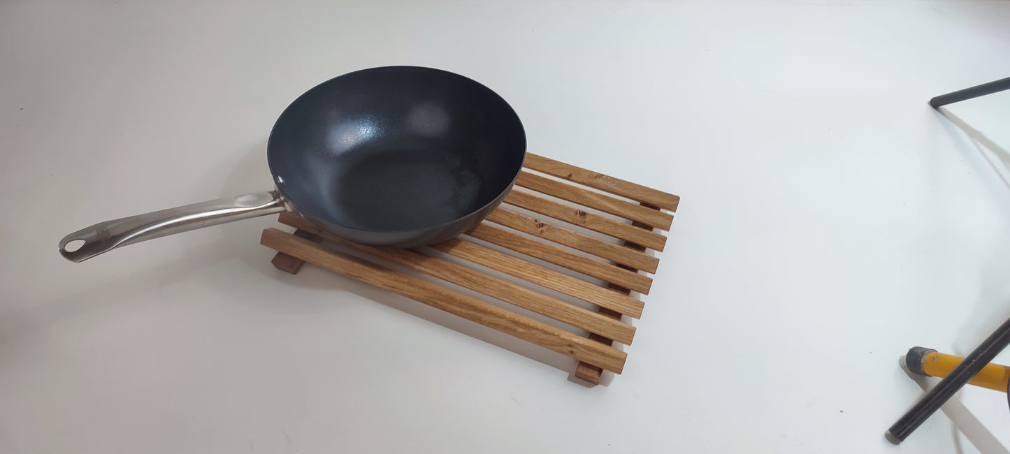 Topfuntersetzer aus Eichenholz