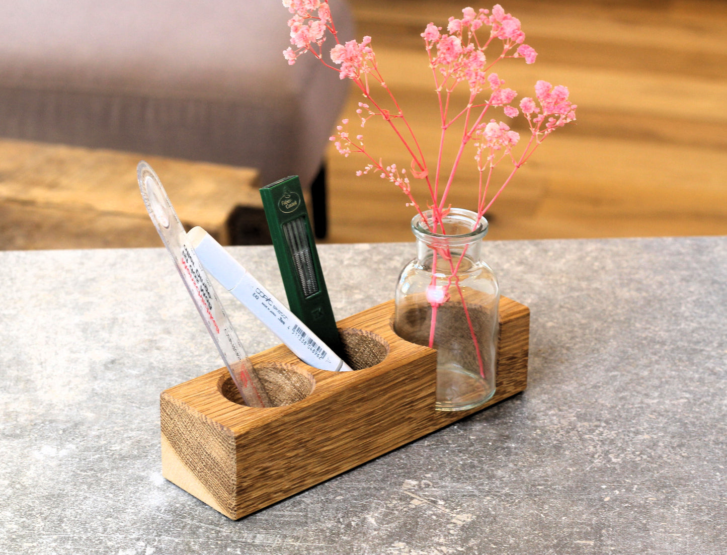 Organizer / Stiftehalter mit Vase