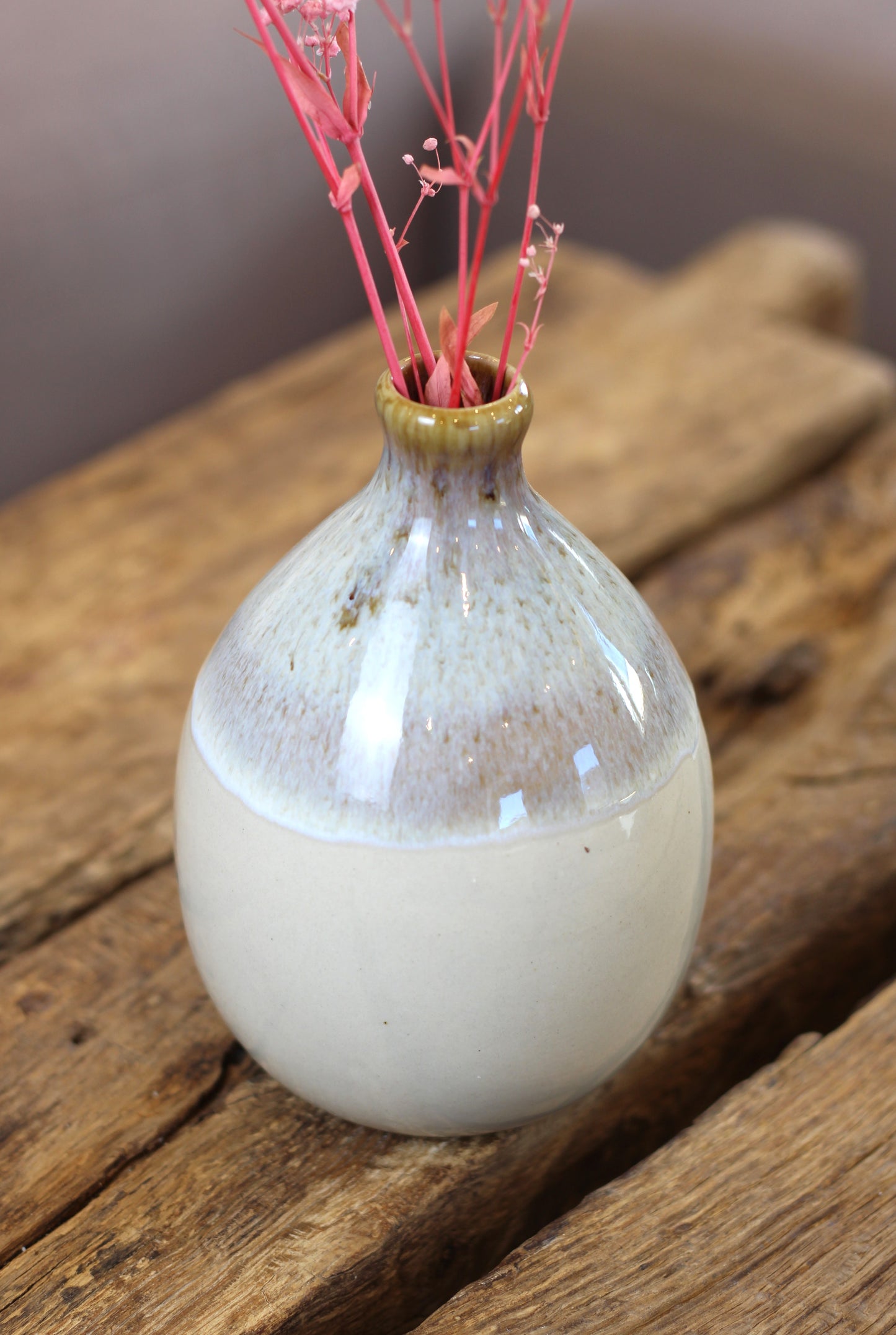 Flaschenvase aus Keramik