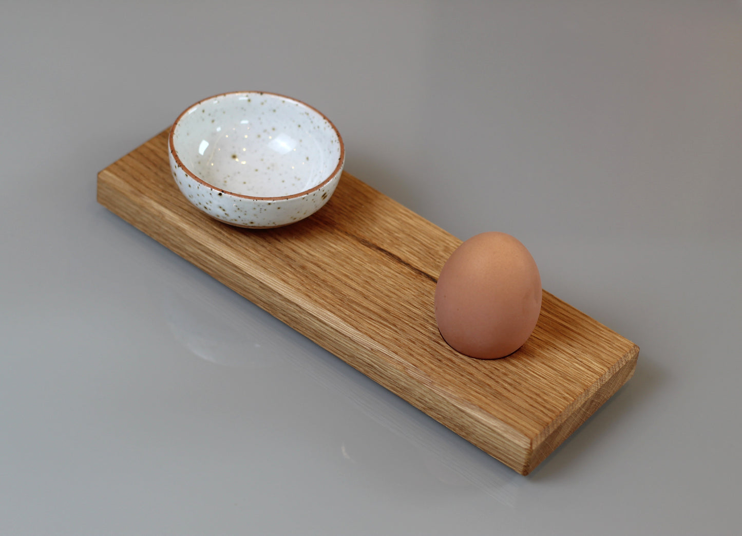 Eierbecher Holz mit Schale