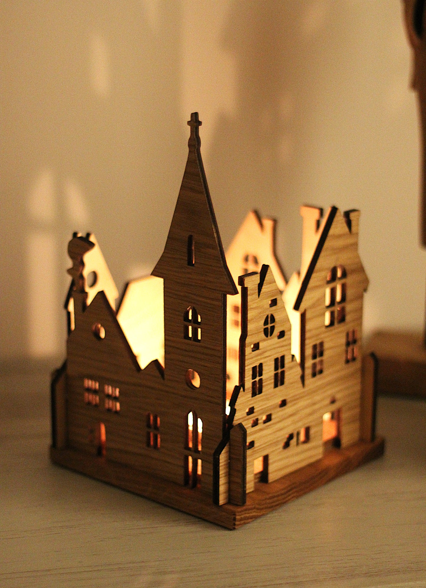 Teelichthalter "Stadt"