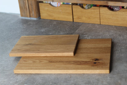 Holz Schneidebrett, Brotschneidebrett, Servierbrett, Eiche