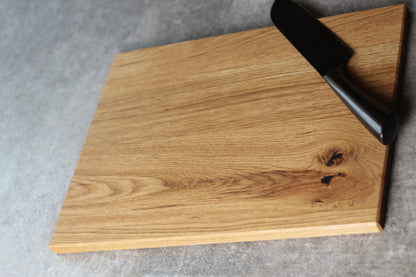 Holz Schneidebrett, Brotschneidebrett, Servierbrett, Eiche