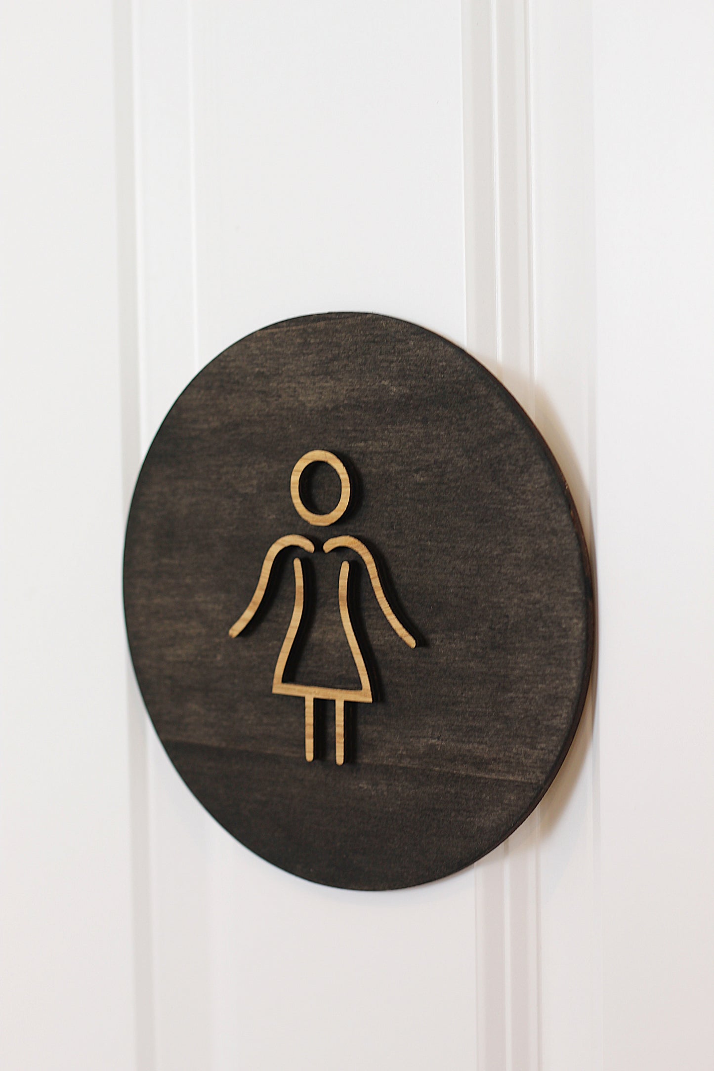 WC Schild Holz Damen, Herren