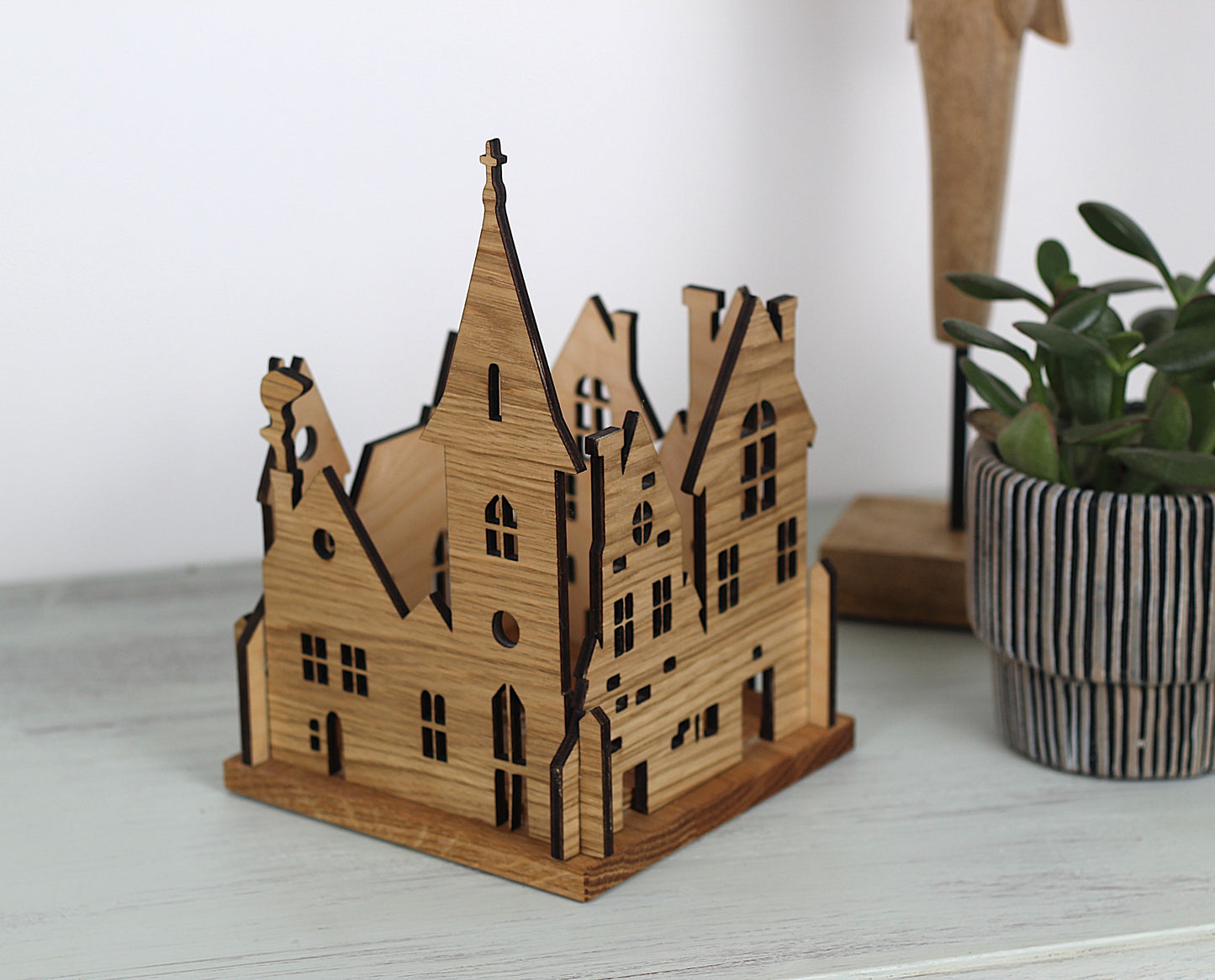 Teelichthalter "Stadt"