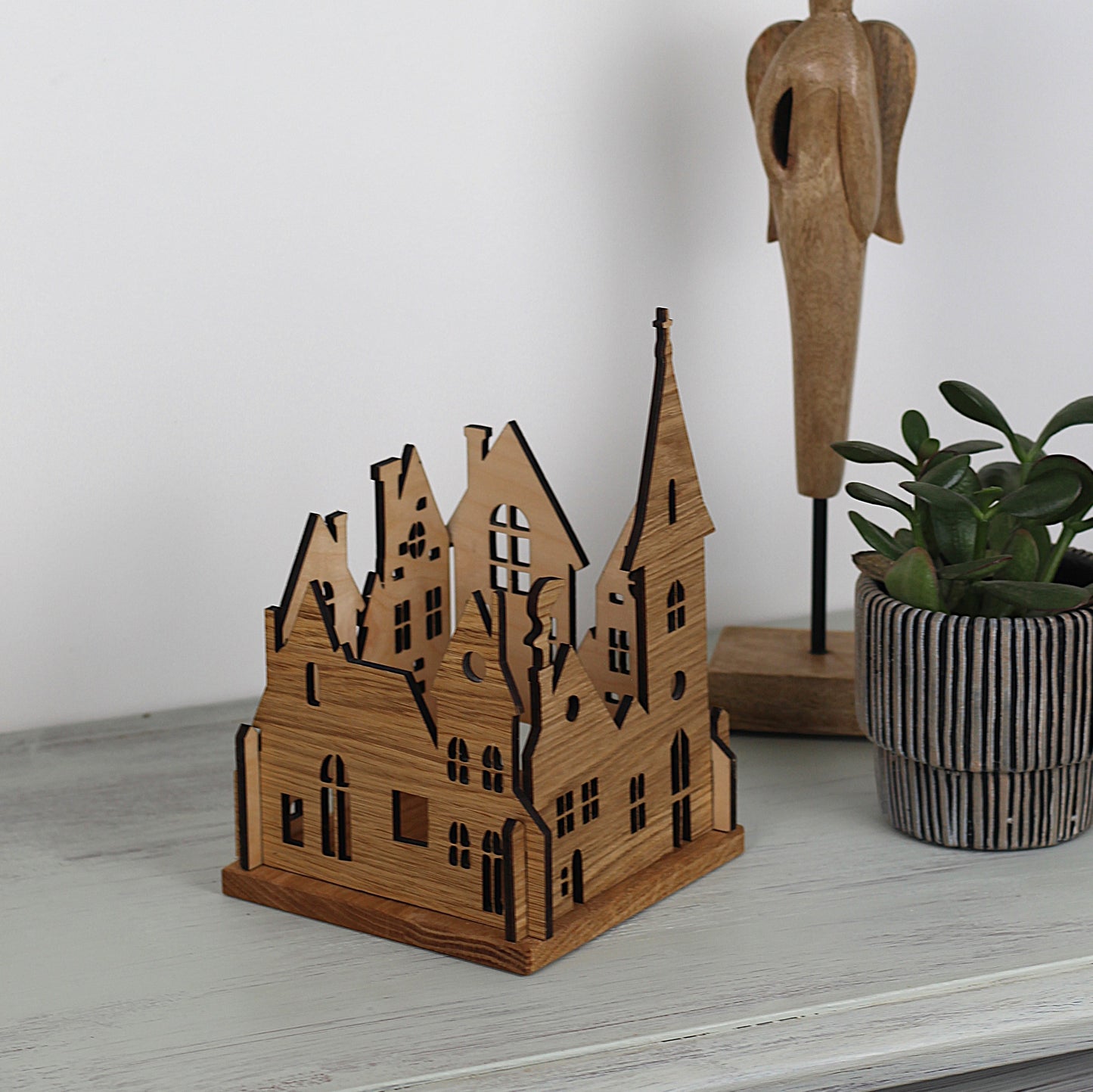 Teelichthalter "Stadt"