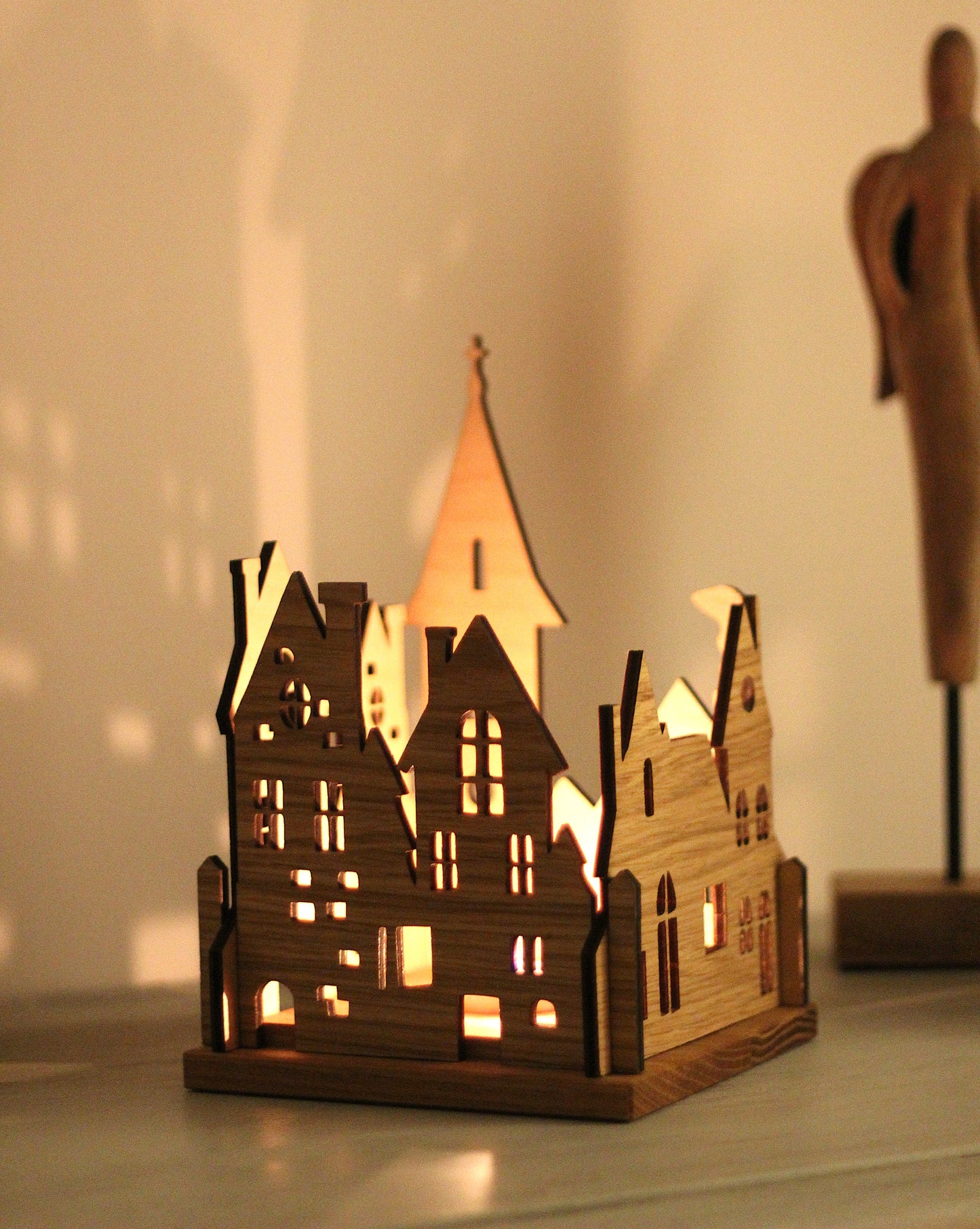 Teelichthalter "Stadt"