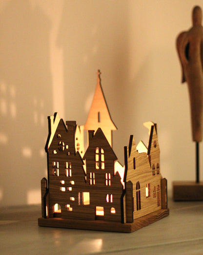 Teelichthalter "Stadt"