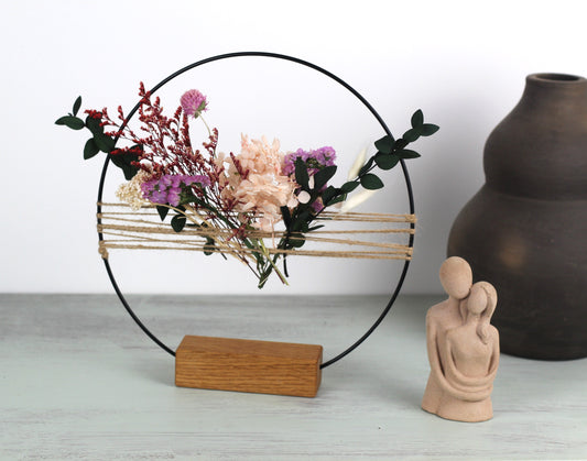 Blumenring                          Trockenblumenständer, Kranz, Flowerboard