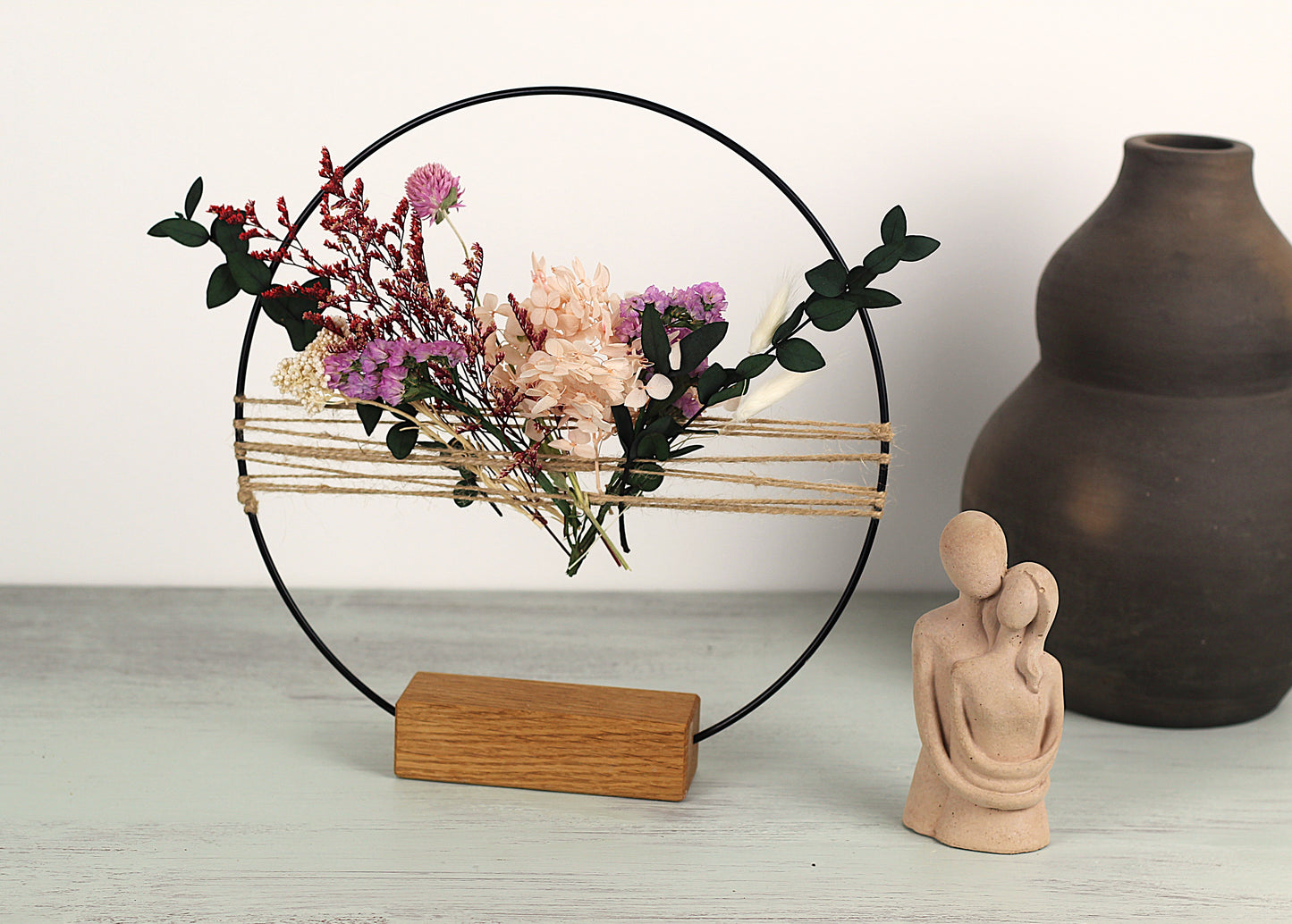 Blumenring                          Trockenblumenständer, Kranz, Flowerboard