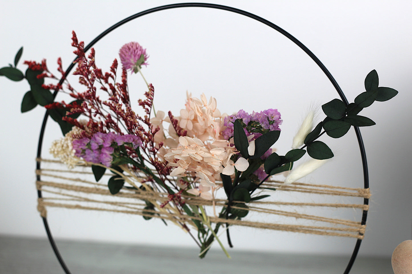 Blumenring                          Trockenblumenständer, Kranz, Flowerboard